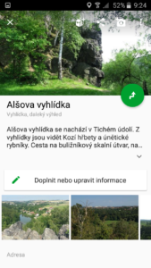 Mapy.cz - informace o místě